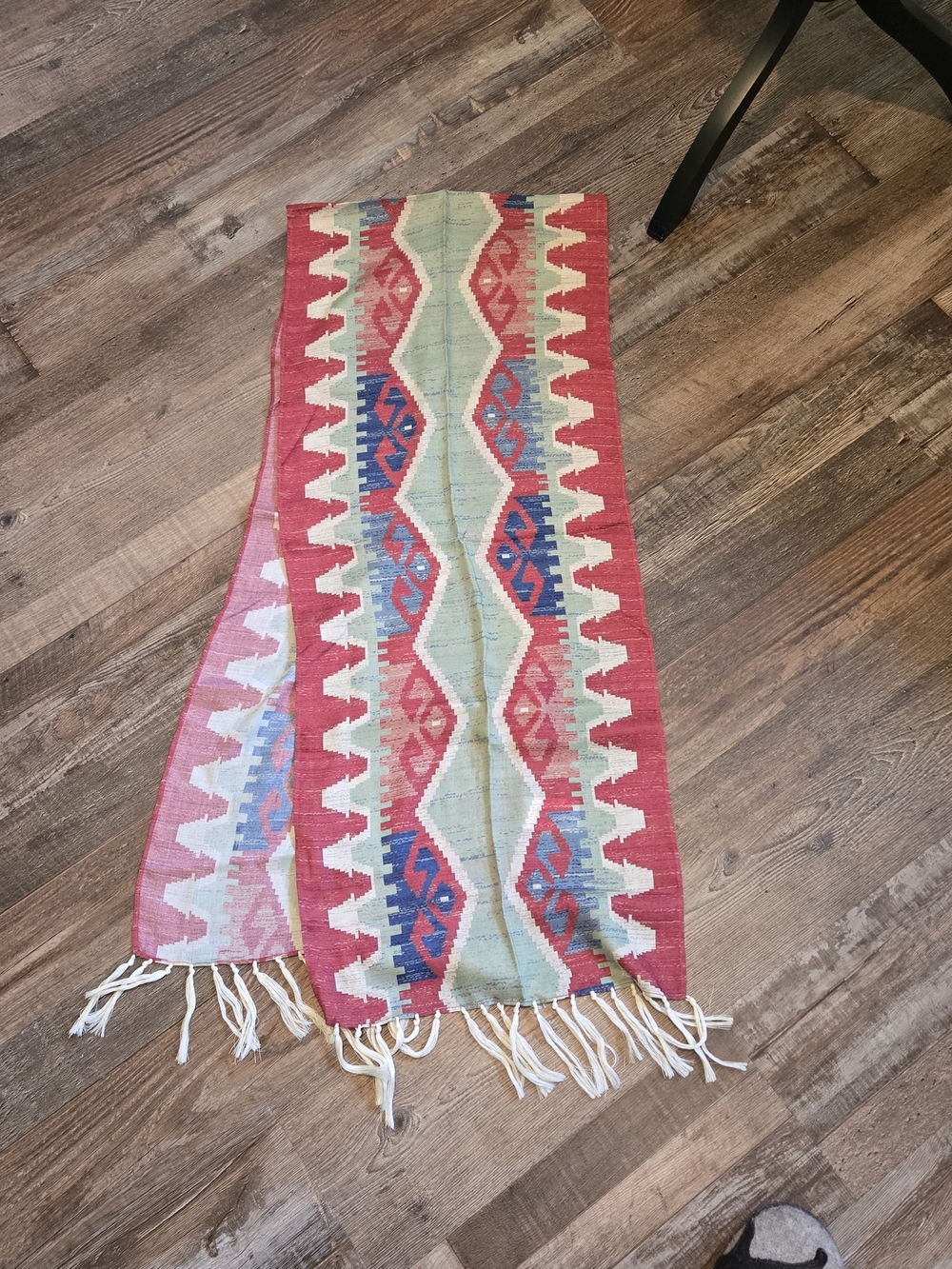Double D Ranch Oblong Fringed Sonoran Sunset Themed Scarf/Wrap